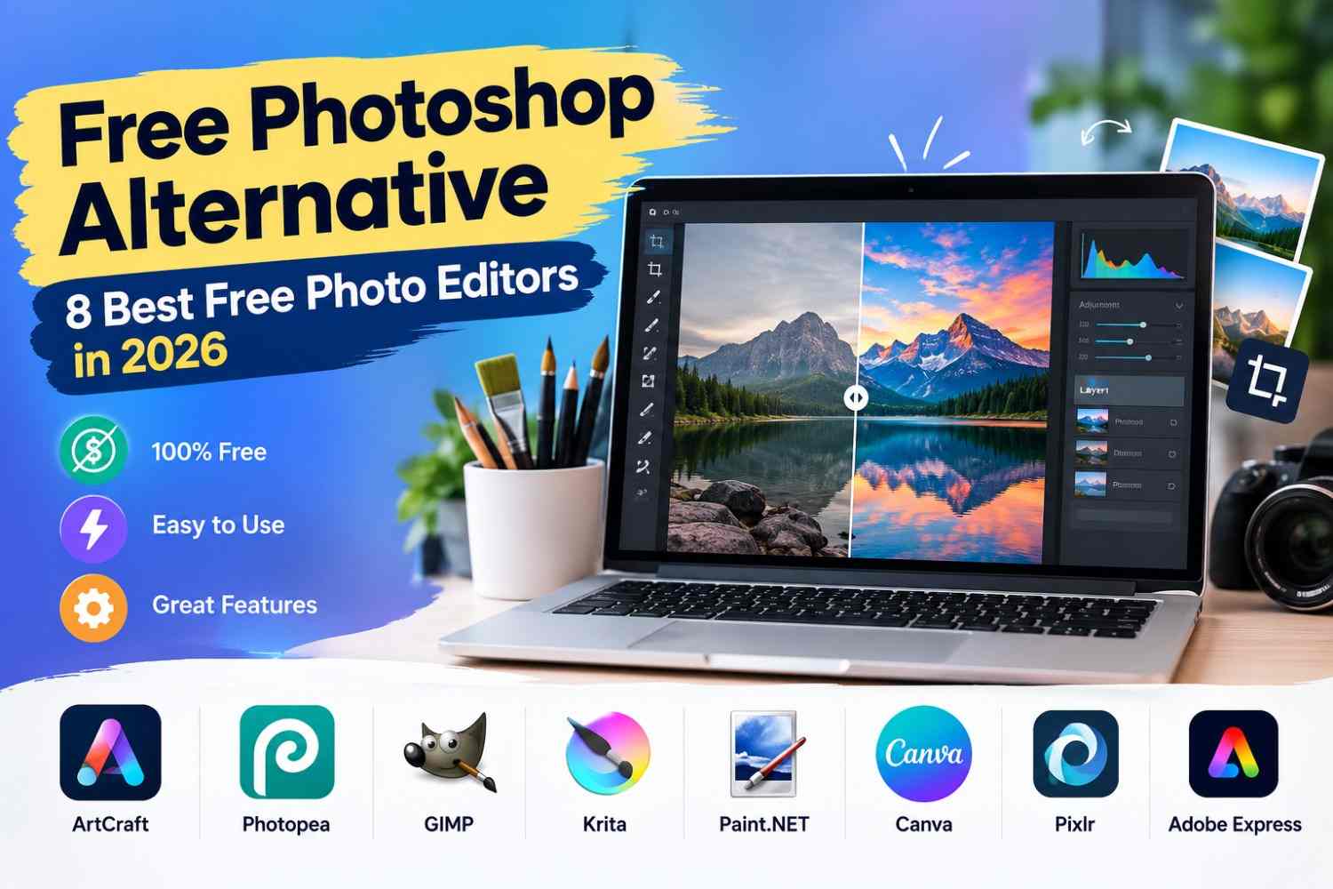 Free Photoshop Alternative: 8 Best Free Photo Editors in 2026