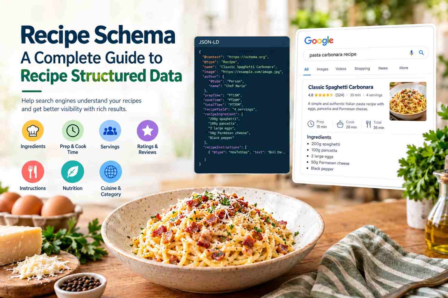 Recipe Schema: A Complete Guide to Recipe Structured Data
